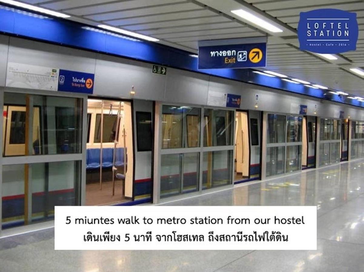 Loftel Station Hostel Bangkok Exteriör bild