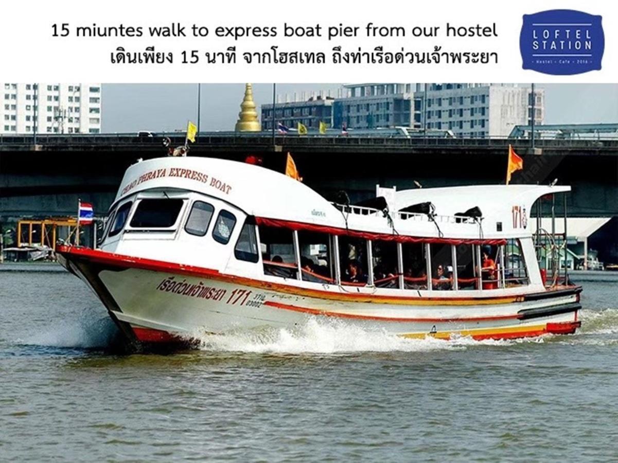 Loftel Station Hostel Bangkok Exteriör bild